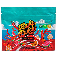 Kava Punch Relaxation Powder bottle front showing premium kava extract benefits