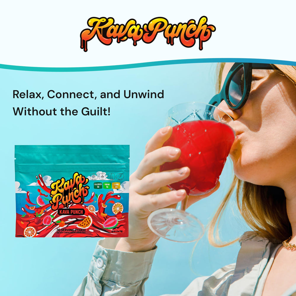 Evening routine setup with Kava Punch for relaxed social moments