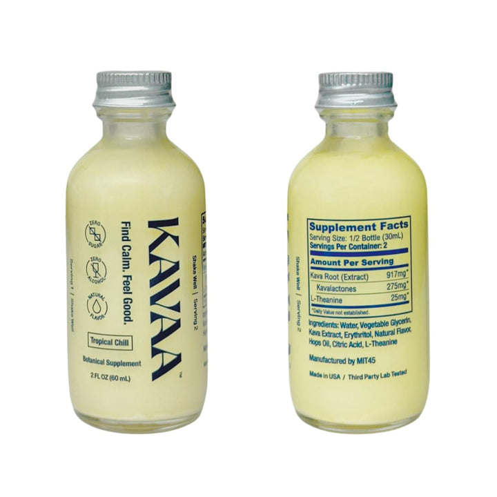 Kavaa Tropical Chill flavor profile with tropical notes for refreshing unwind.