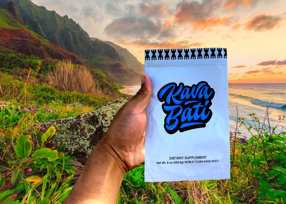 Kavafied KAVA BATI premium noble kava for relaxed breaks.
