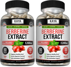 Kaya Naturals Berberine HCL bottle front, suggesting immune support