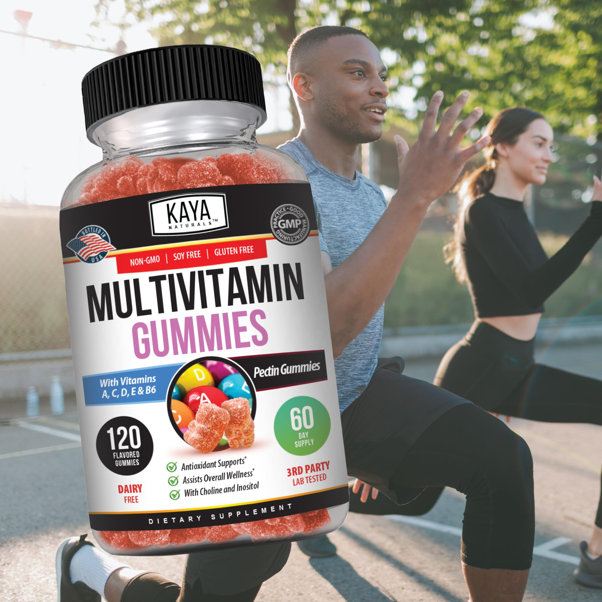 Kaya Naturals with Biotin and vitamins A, B12, C, E offer balanced daily nourishment.