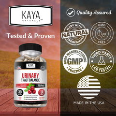 Kaya Naturals Dandelion root ingredients bottle suggests gentle, natural cleansing support.
