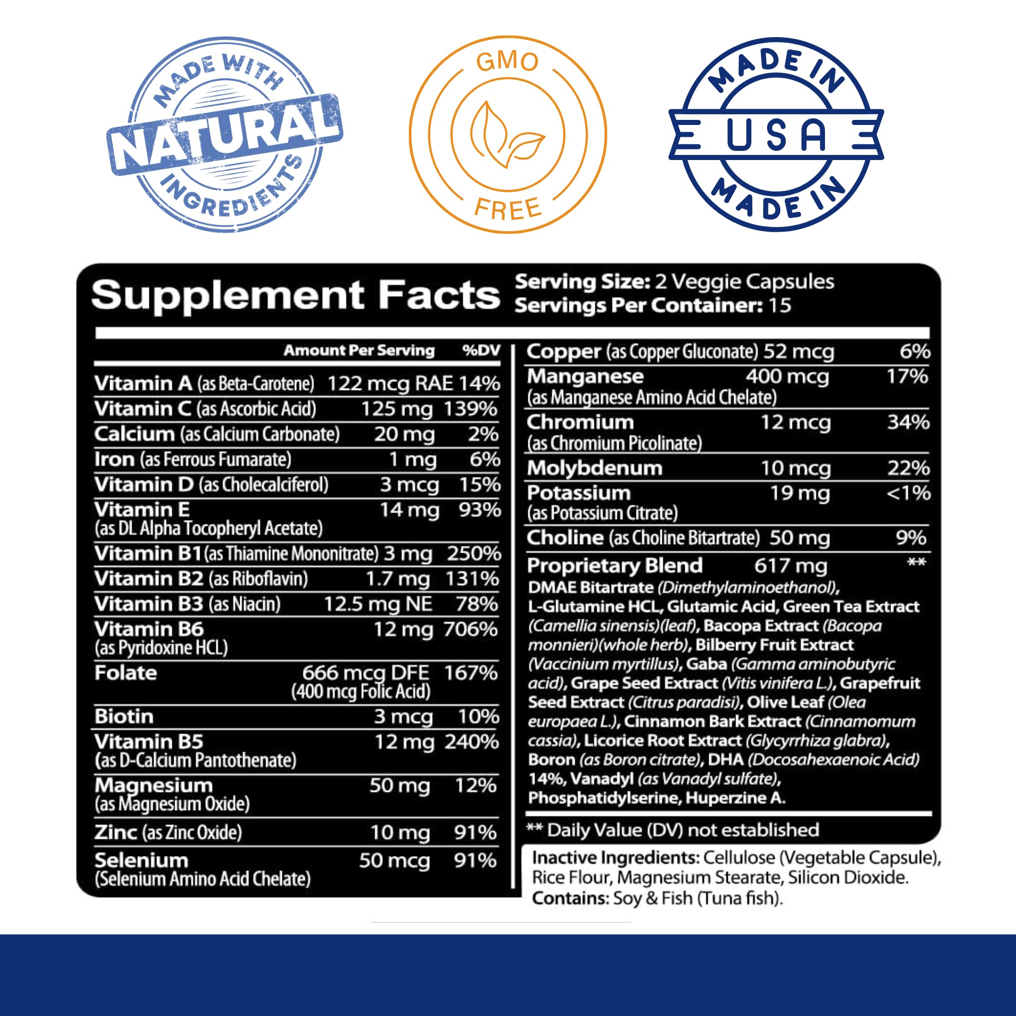 Kaya Naturals Neuro Brain capsules closeup for easy swallowing and texture
