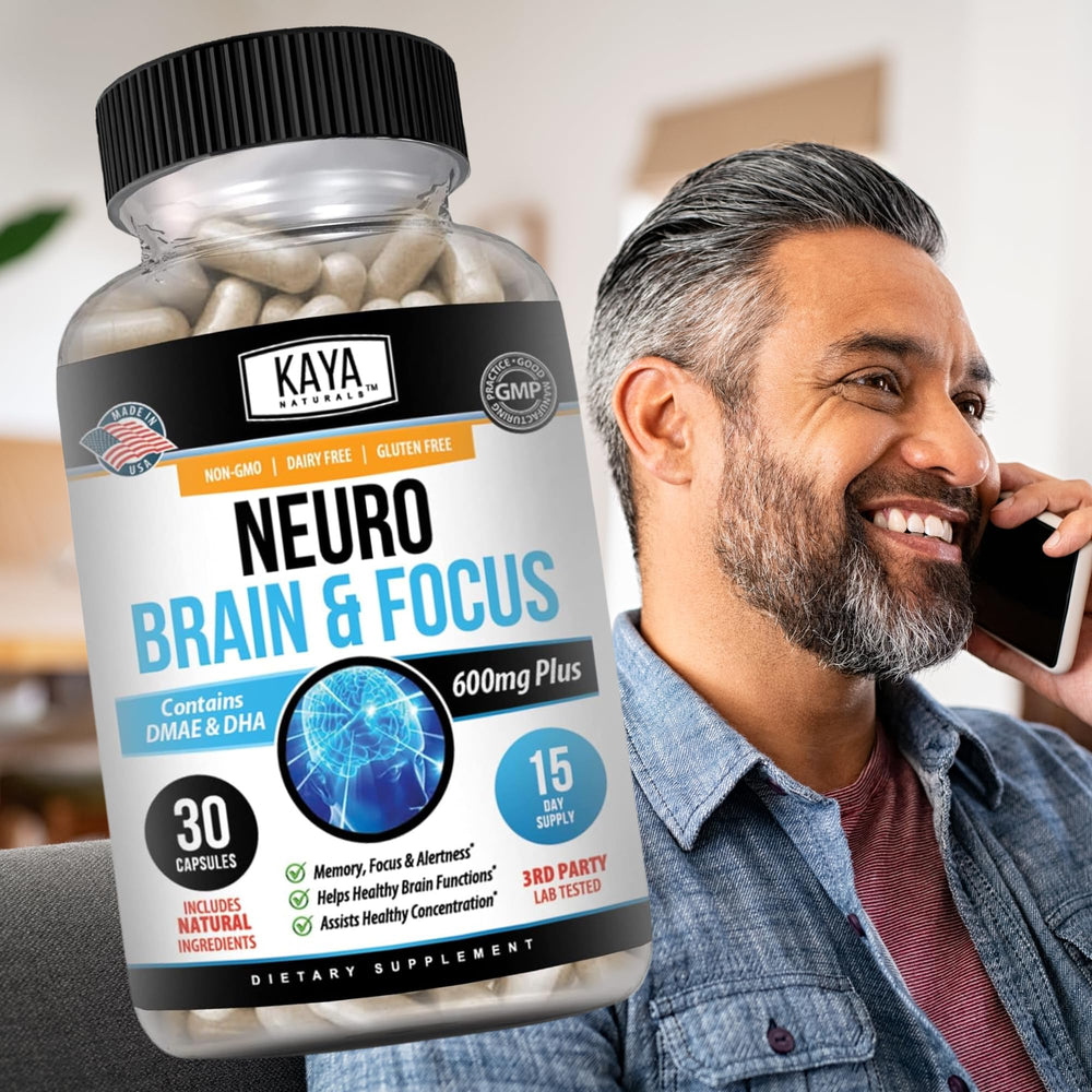 Kaya Naturals Neuro Brain dosage chart to aid daily planning