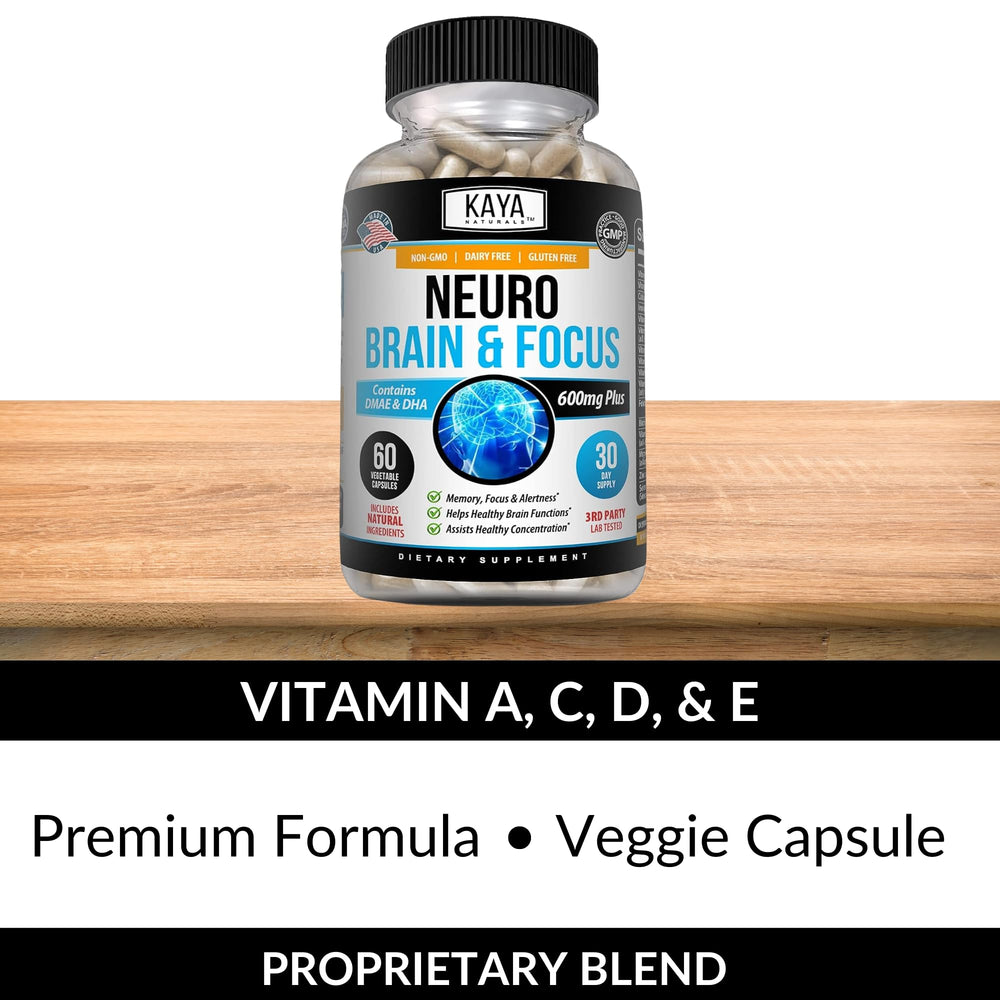 Key ingredients of Kaya Naturals Neuro Brain highlighted for memory and alertness