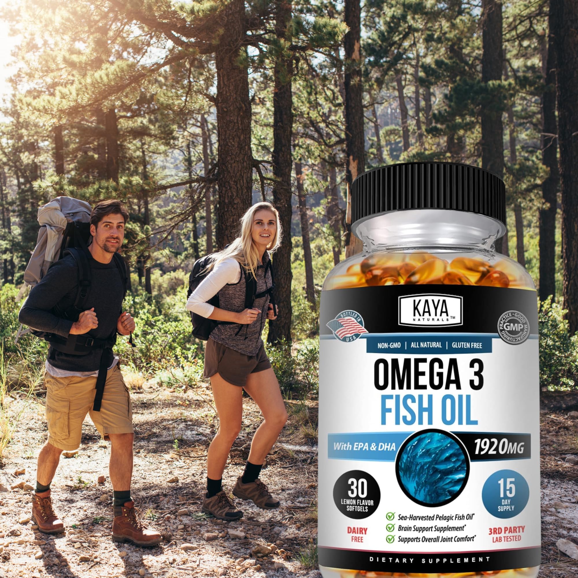 Kaya Naturals Omega-3 daily softgel routine supports consistency