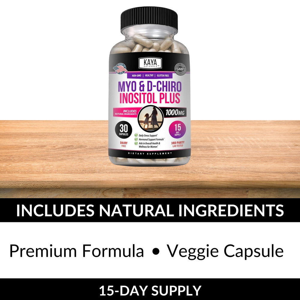 Kaya Naturals packaging front highlights brand and capsule count.