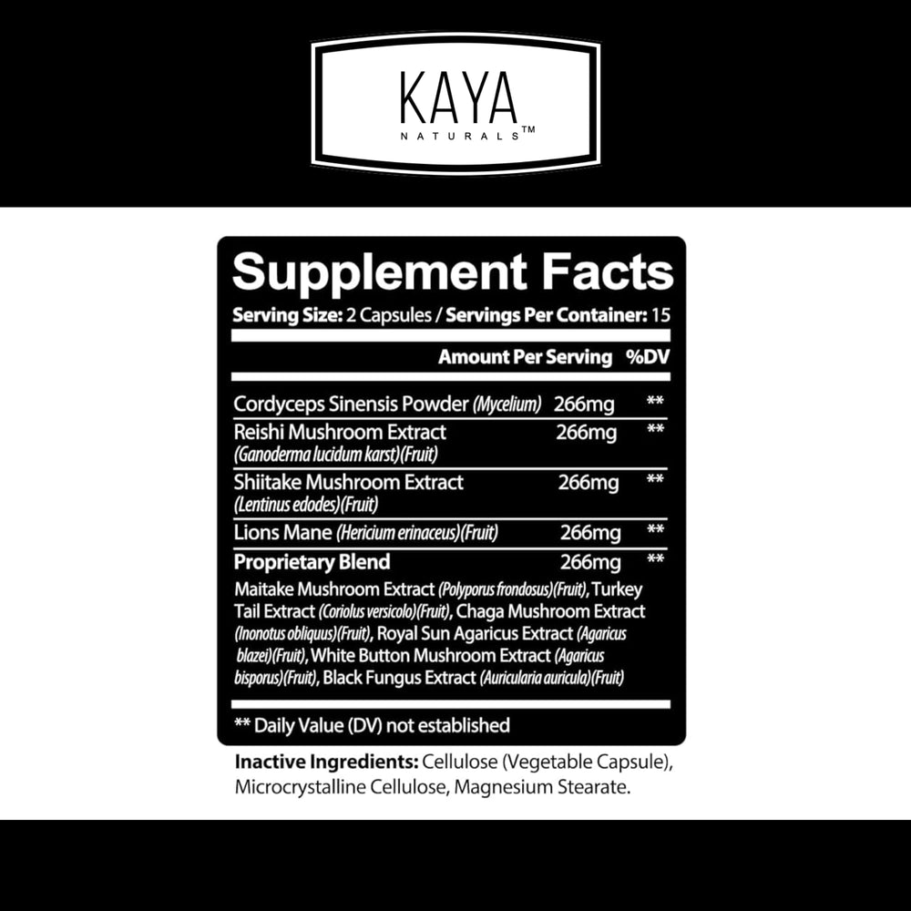 Kaya Naturals Capsules Close-up for easy daily use
