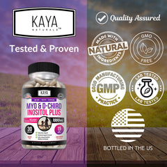 Kaya Naturals third-party tested seal ensures purity for safe use.