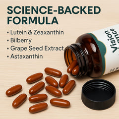 KBSBUBB Vision Enhance Pro capsules ready for daily intake to support eye comfort