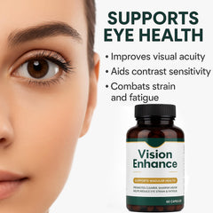 KBSBUBB Vision Enhance Pro label highlights carotenoids for eye health awareness