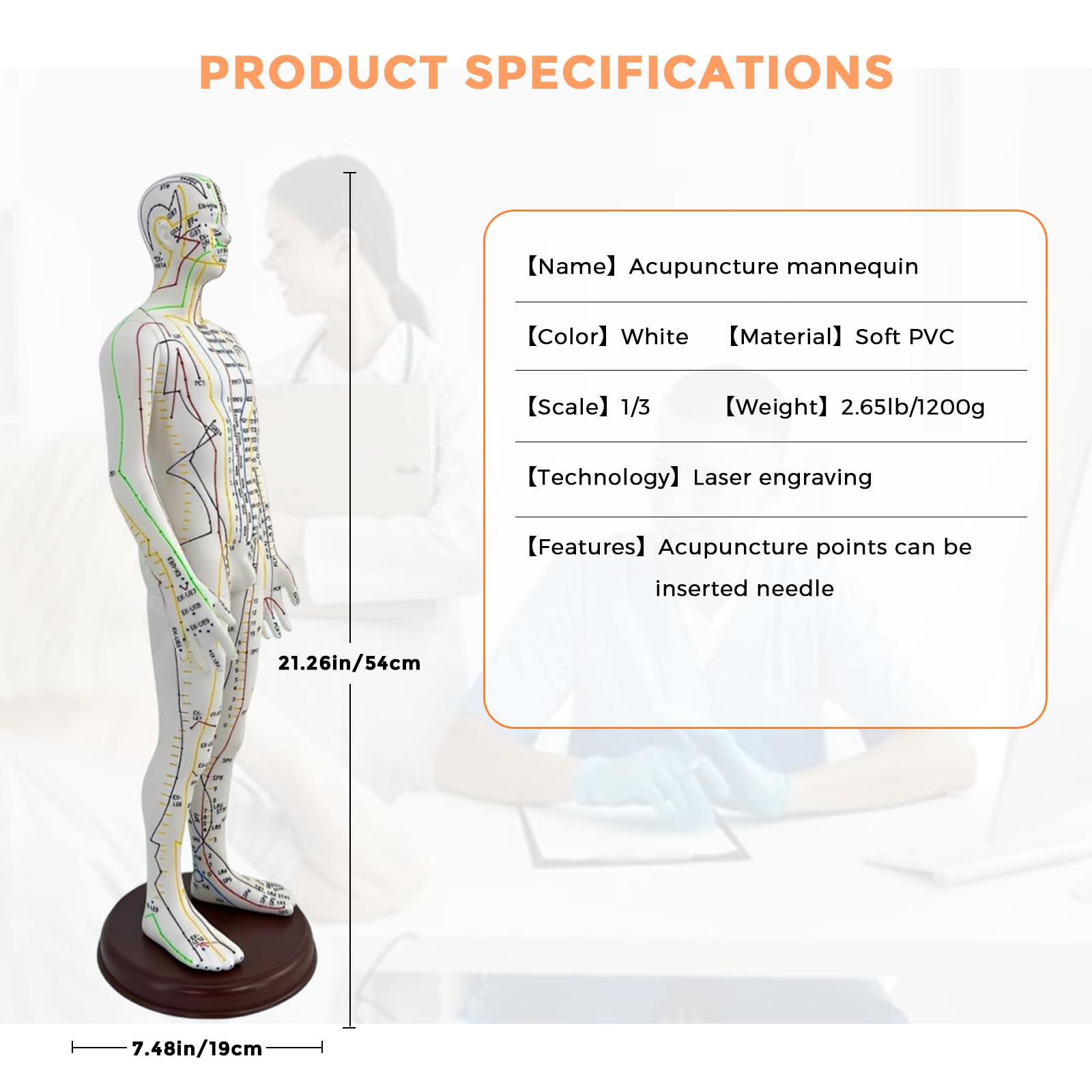KDJFS teaching tools for acupuncture doll support classes.