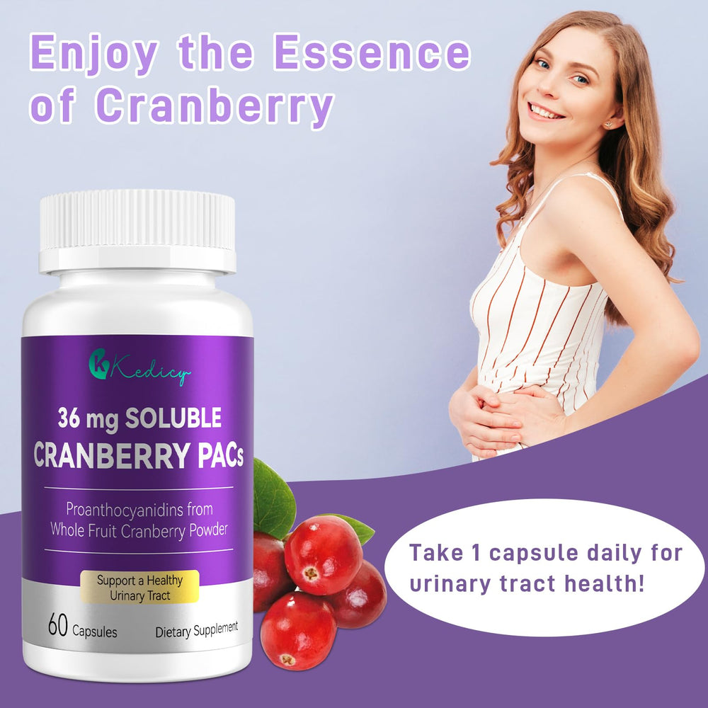 Kedicy Cranberry Pills New England sourcing emphasis for premium cranberry