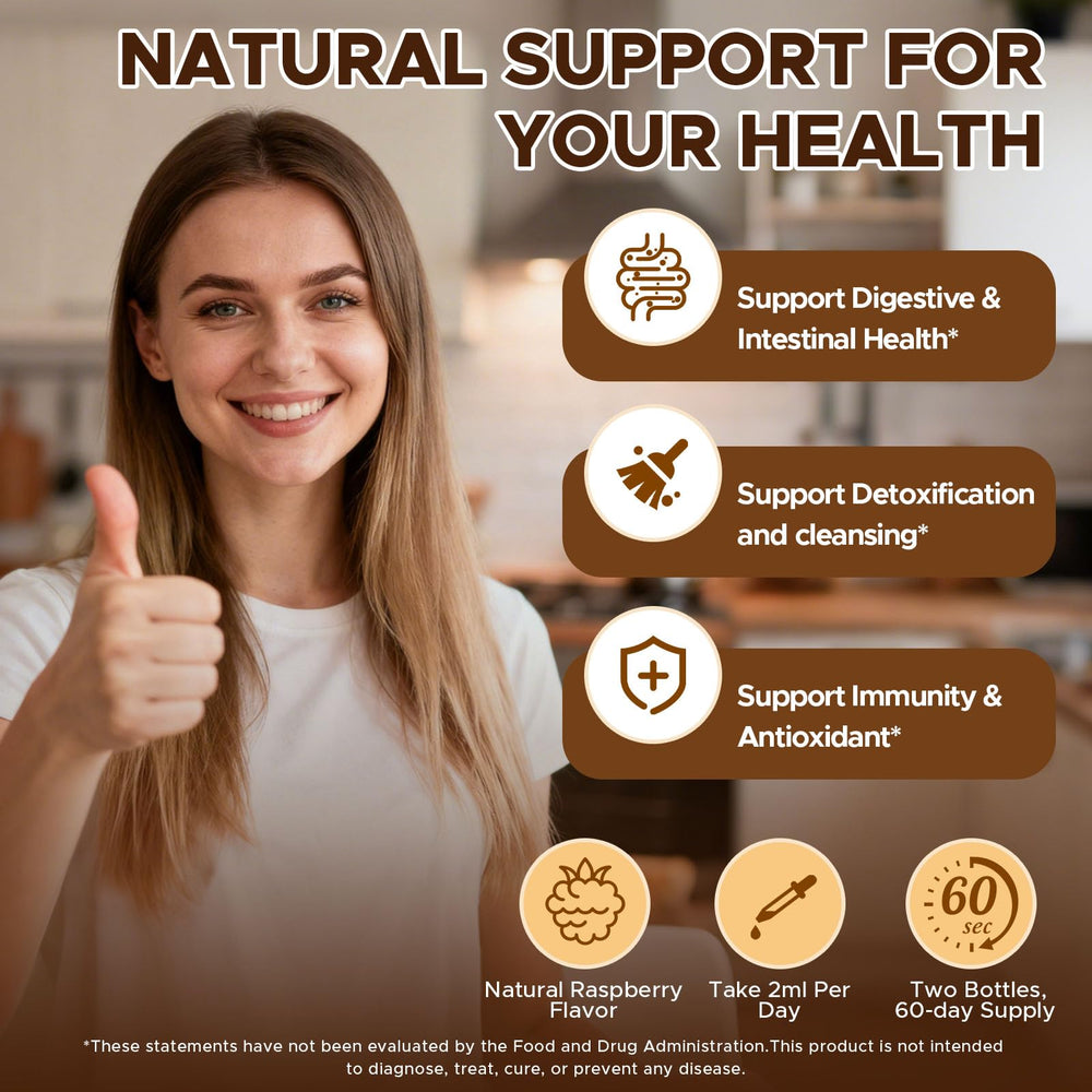 KEDISOM raspberry-flavor tincture bottle highlights alcohol-free formula suitable for daily use.