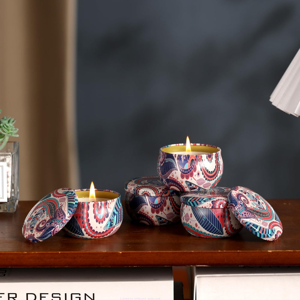 kedtui Scented Candles Gift Set travel tin portable for on-the-go ambiance