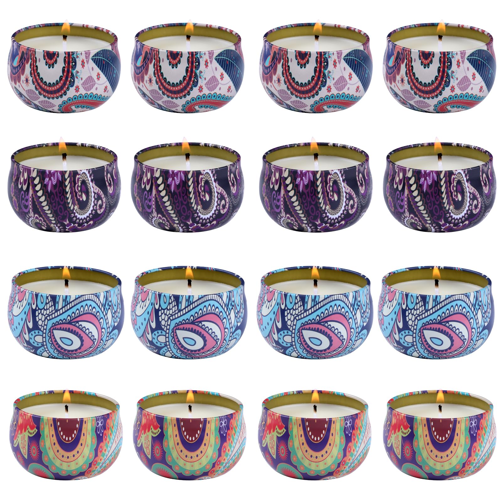 kedtui Scented Candles Gift Set vanilla jar for cozy ambiance and relaxation