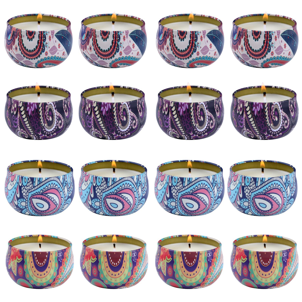 kedtui Scented Candles Gift Set vanilla jar for cozy ambiance and relaxation