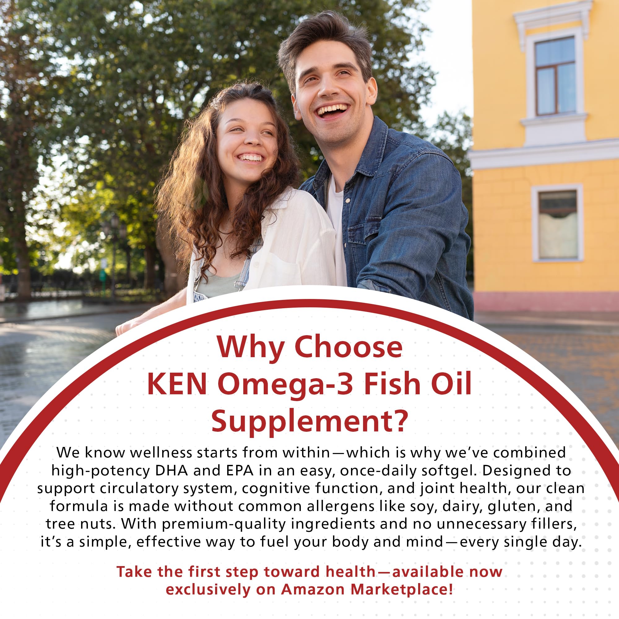 KEN nutrition label close-up for transparent omega-3 details and usage tips.