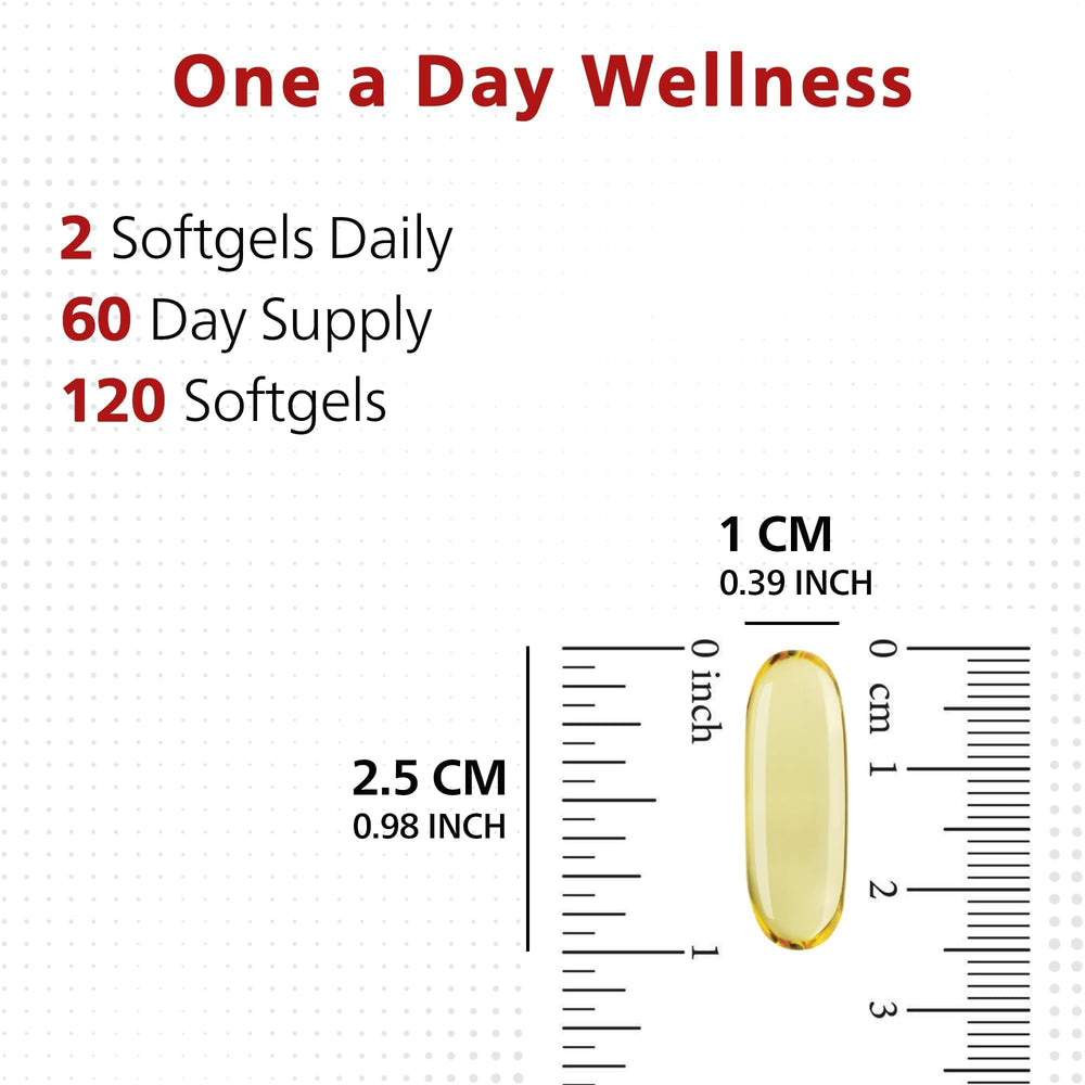 KEN once-daily softgels offer simple, convenient omega-3 intake.