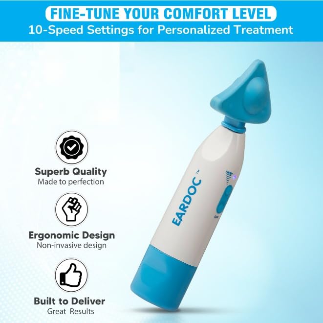 KenCap Eardoc demonstrates gentle ear massager action for comfort