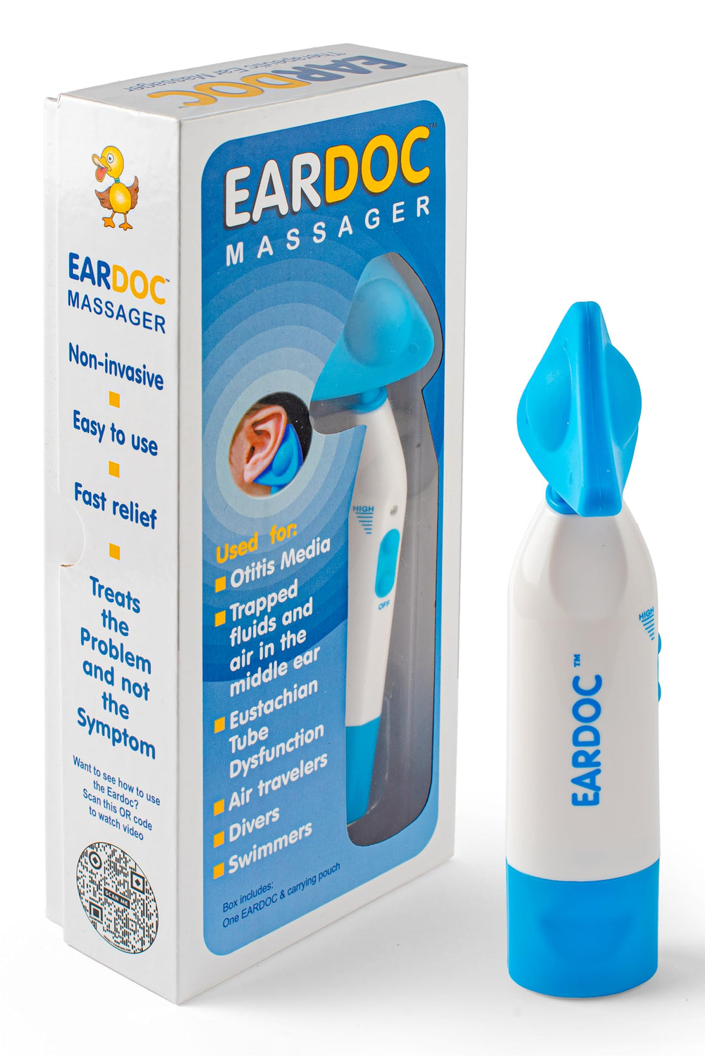 KenCap Eardoc usage demo showing ear pressure relief in action