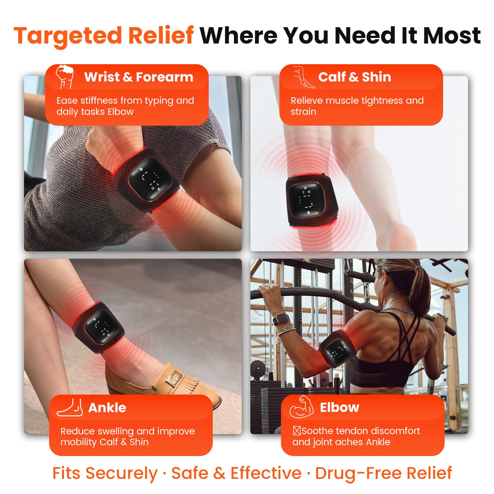Keneo touch control panel for quick, personalized light, heat, and massage settings.