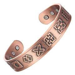 KENLANO copper bracelet closed bangle offers a clean silhouette for all-day comfort.