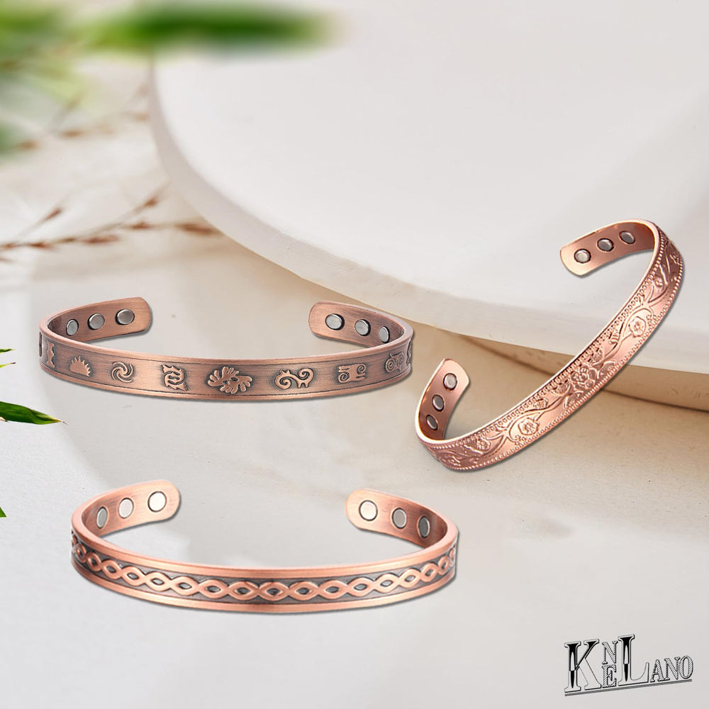 KENLANO copper bracelet hypoallergenic build for sensitive skin