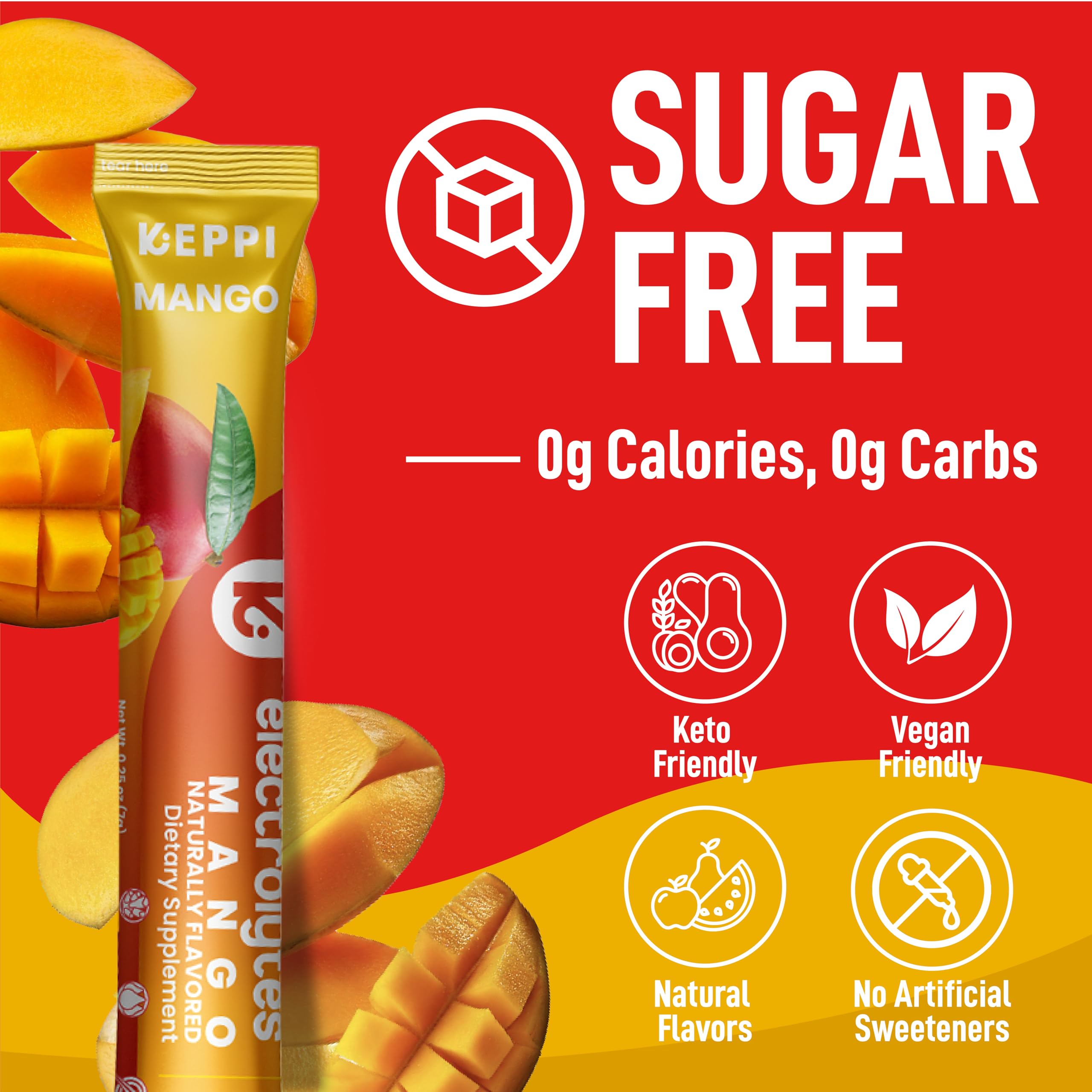 Keppi Mango packet in a gym bag ready for workouts