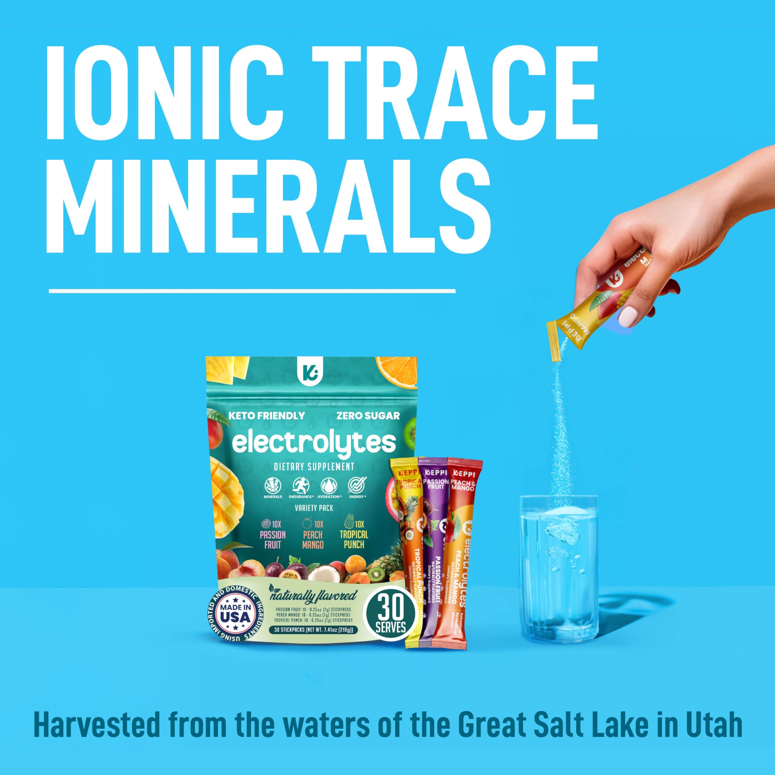 Keto and vegan friendly formula with zero calories and no artificial dyes.