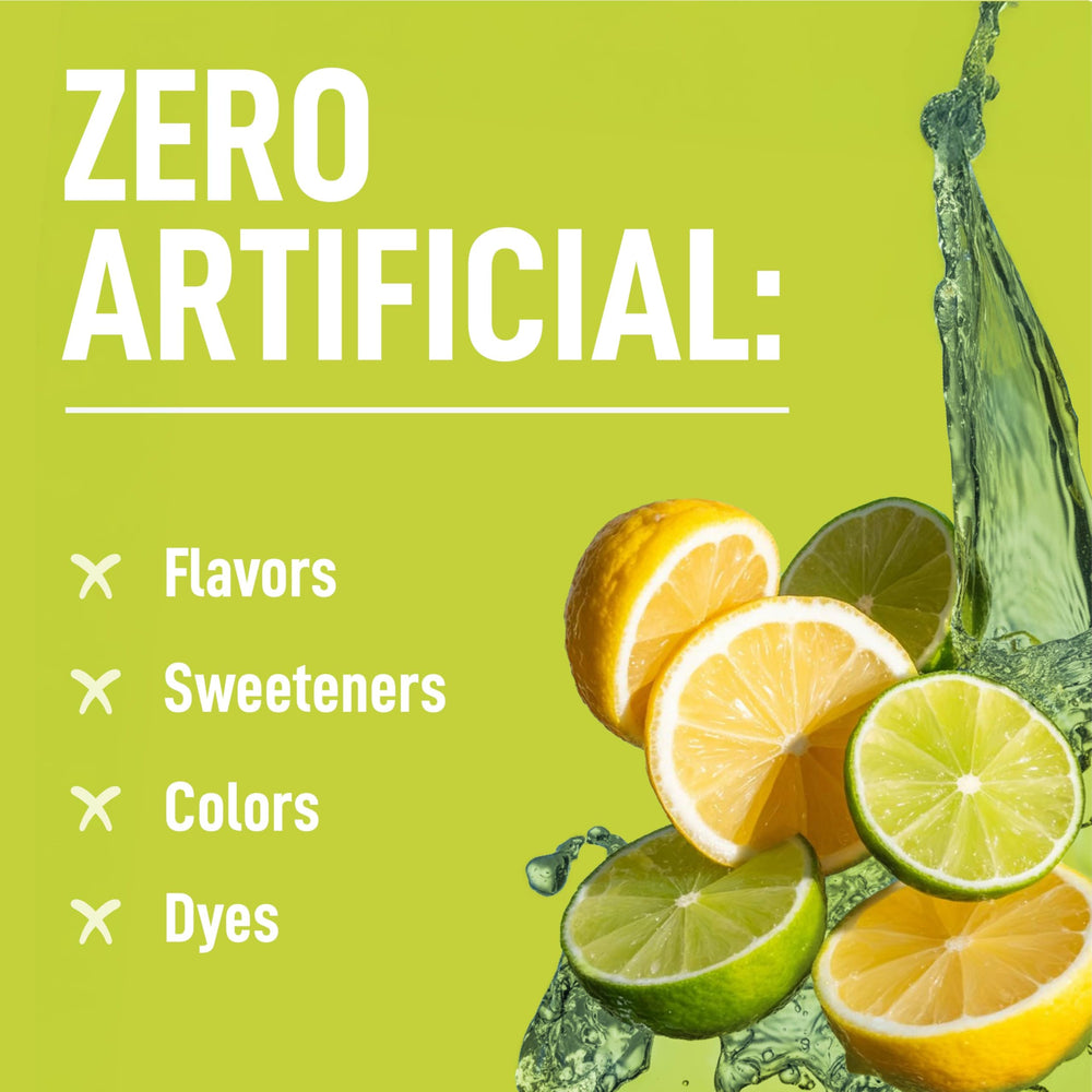 Keppi Electrolytes Lemon Lime powder for on-the-go hydration.