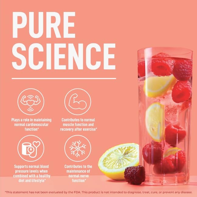 Keppi Electrolytes Raspberry Lemonade small scoop for easy portion control