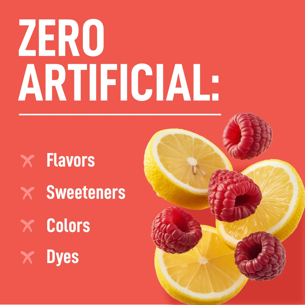 Keppi Electrolytes Raspberry Lemonade packets offer flavorful hydration without sugar.