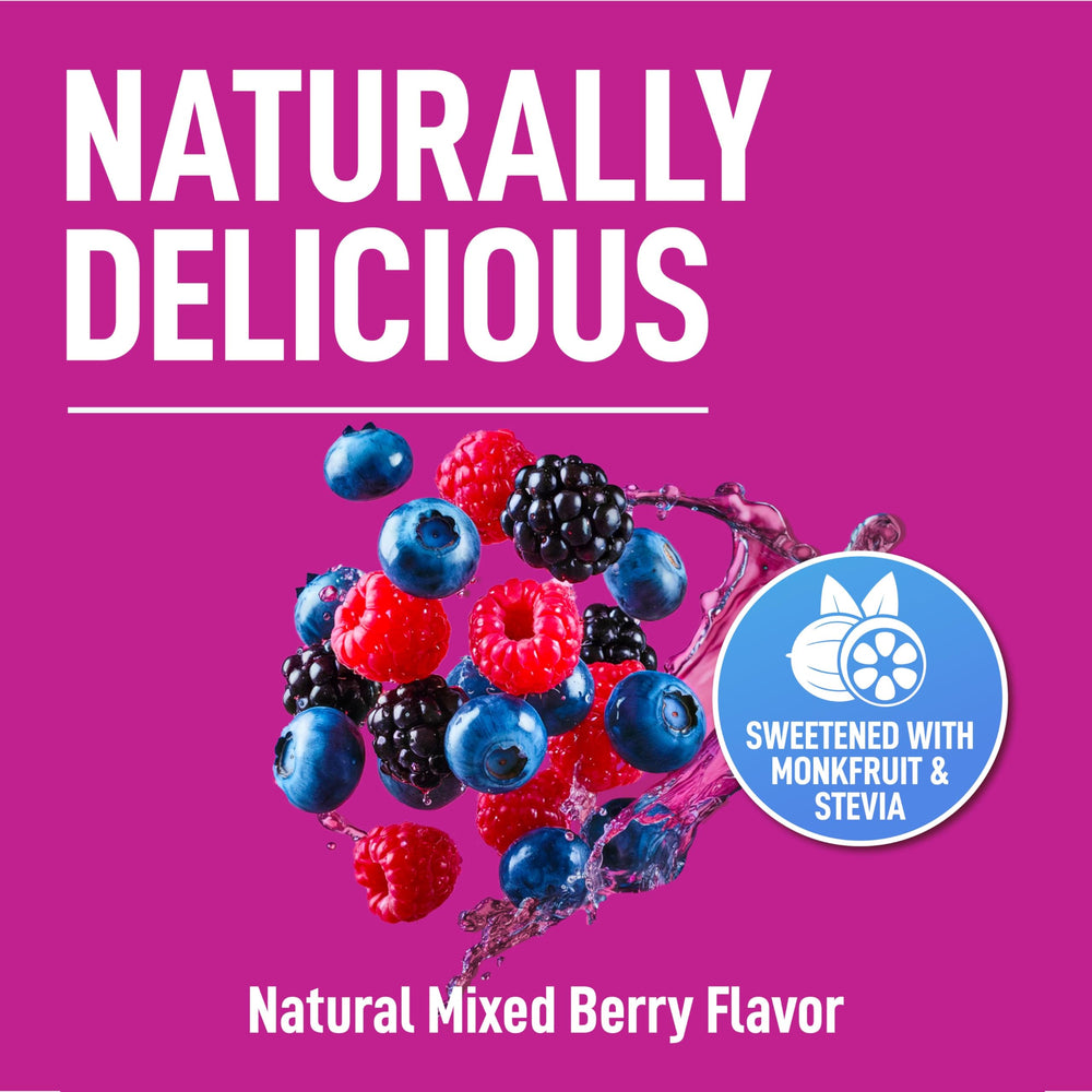 Keppi Mixed Berry Electrolytes powder dissolving quickly for on-the-go hydration