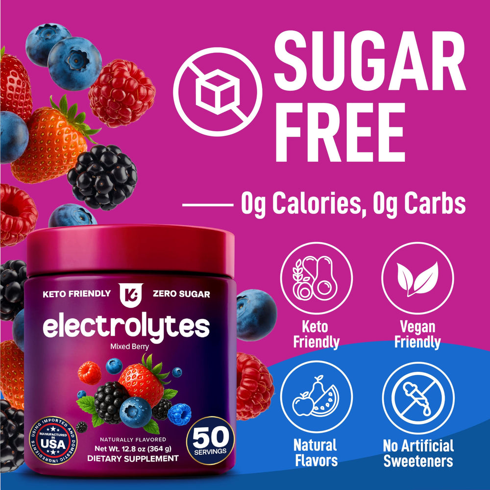 Keppi Electrolytes scoop beside tub for easy daily mixing