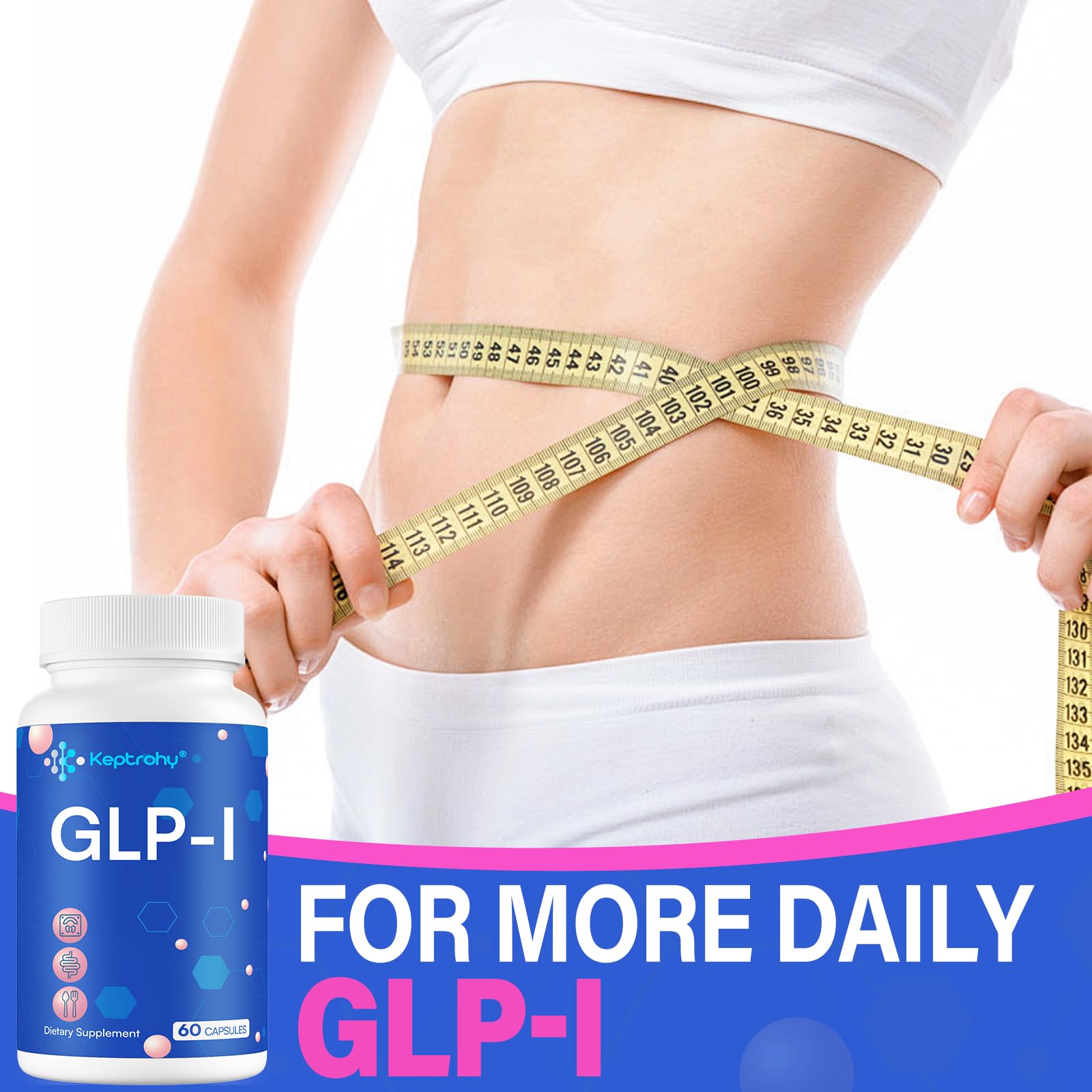 Illustration of daily use with a reminder to take before meals.