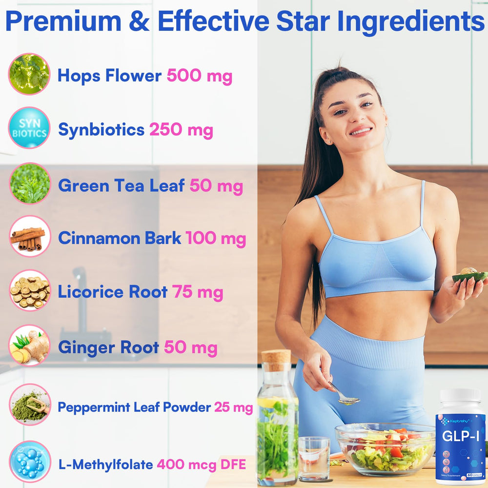 Synbiotics blend concept emphasizing gut-friendly nutrients and natural formulation.