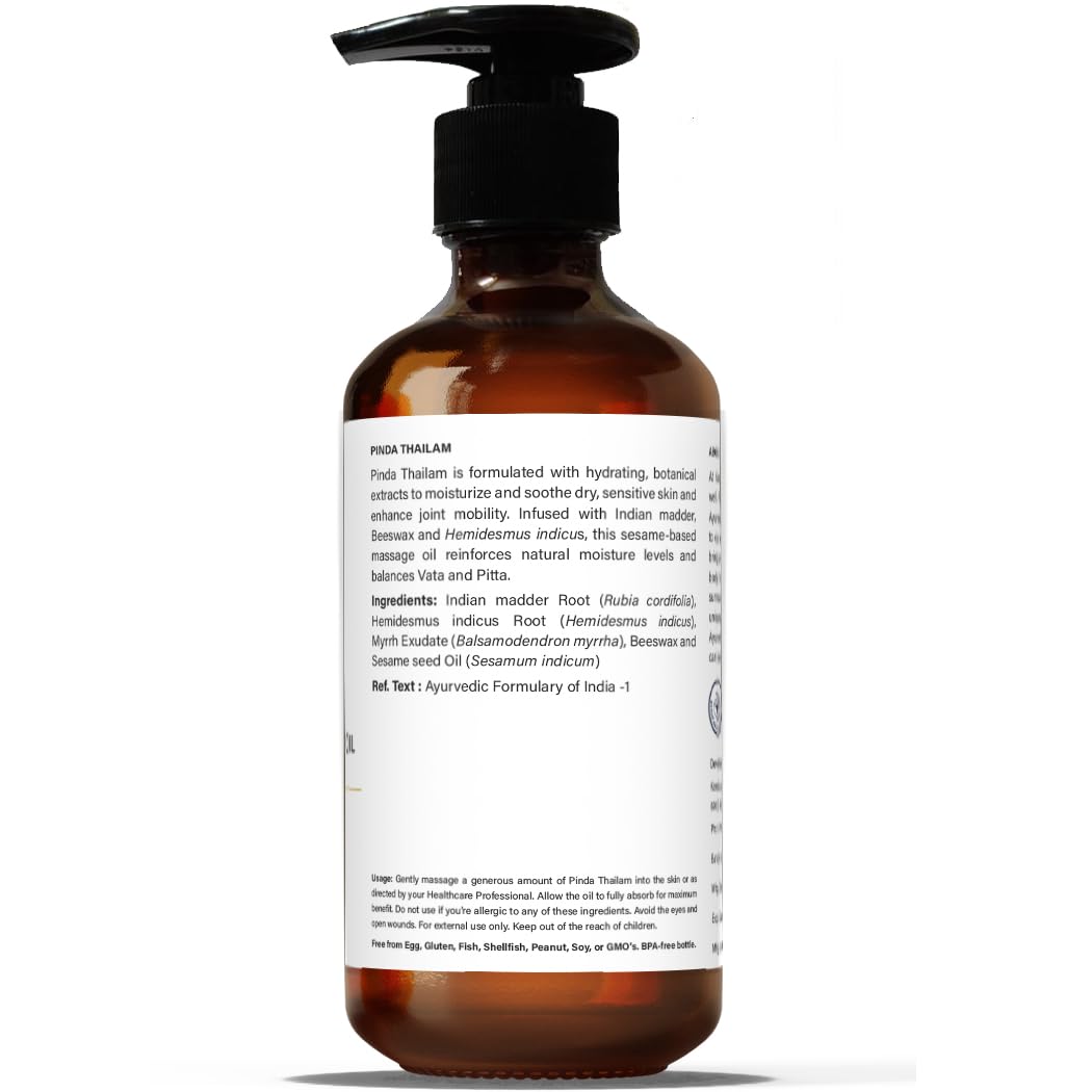 Kerala Ayurveda Phyto Hydration Body Oil in use during massage for joint comfort