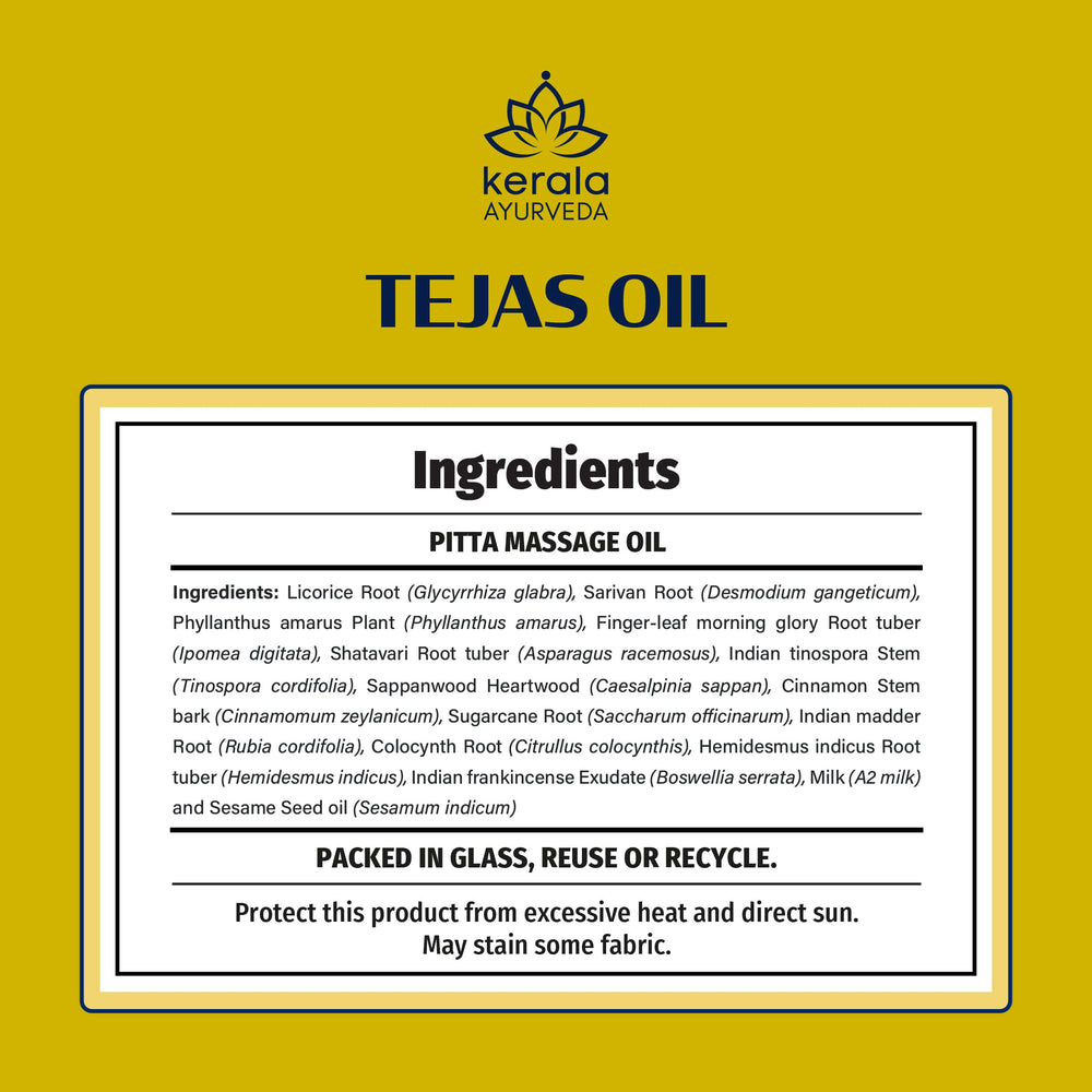 Relaxed mood after Tejas Oil massage session