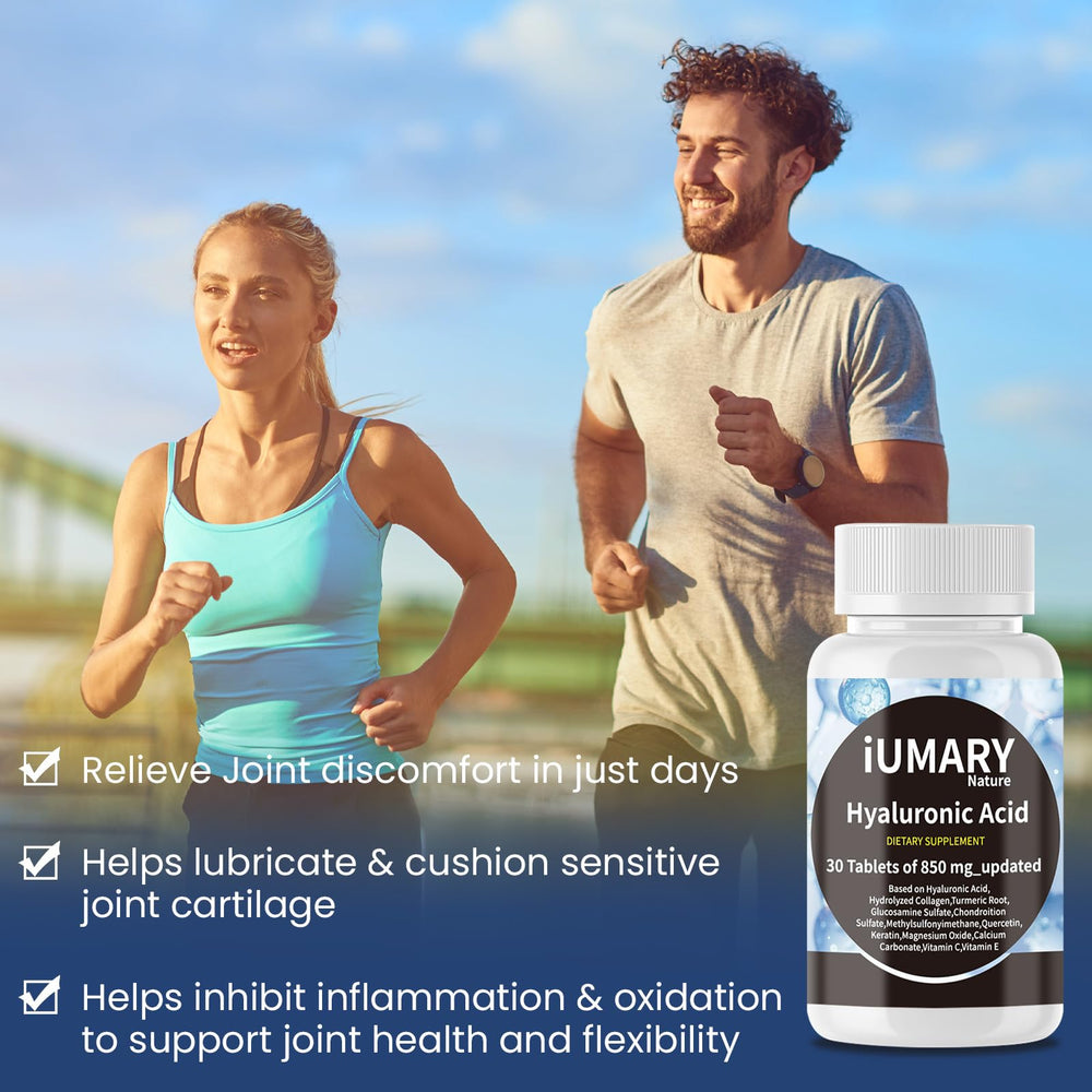 Keszciy Hyaluronic Acid – advanced joint-support ingredients banner shows hydrolyzed collagen and turmeric.