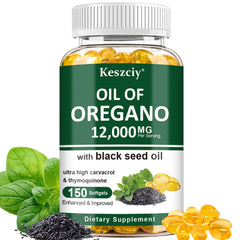 Keszciy oregano oil softgels bottle for daily immune support