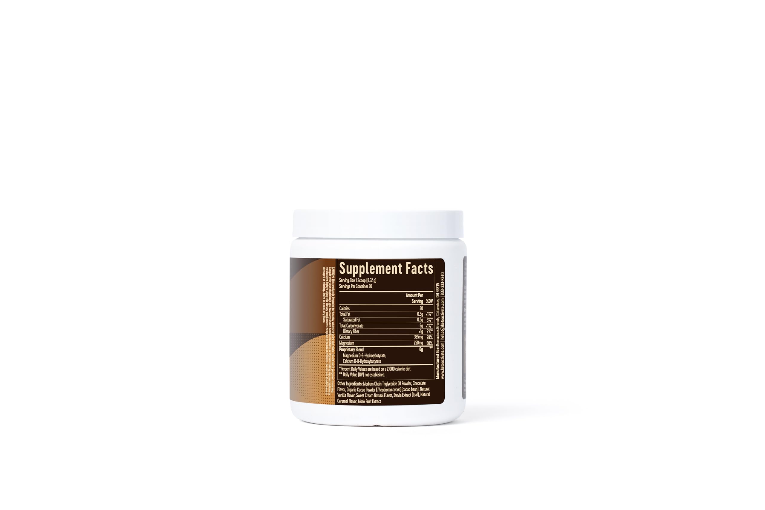 Keto Activate closeup chocolate swirl hints at indulgent keto-friendly flavor.