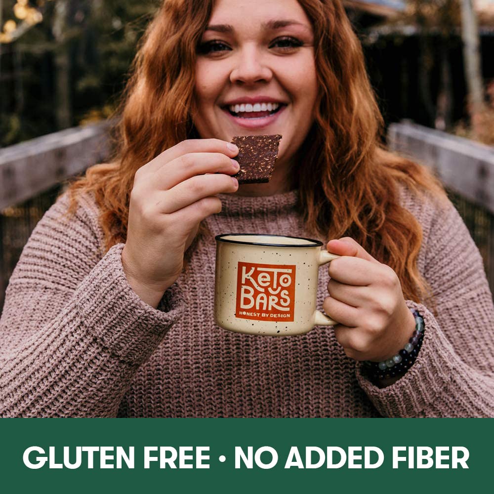 Keto Bars Low-Carb No Sugar packaging highlight for mindful snacking.