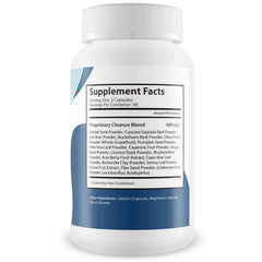 Keto Delight Cleanse capsules close-up highlighting a simple two-a-day serving