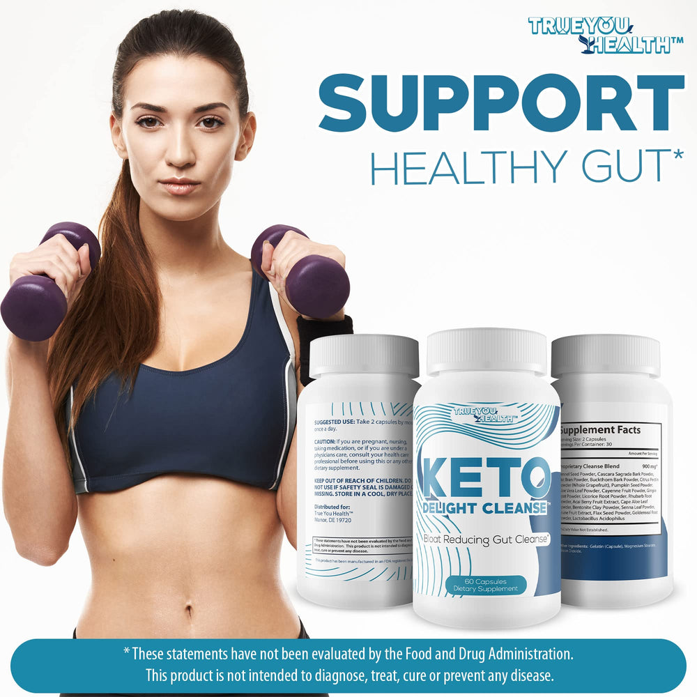 Keto Delight Cleanse fiber mix close-up illustrating plant-based ingredients