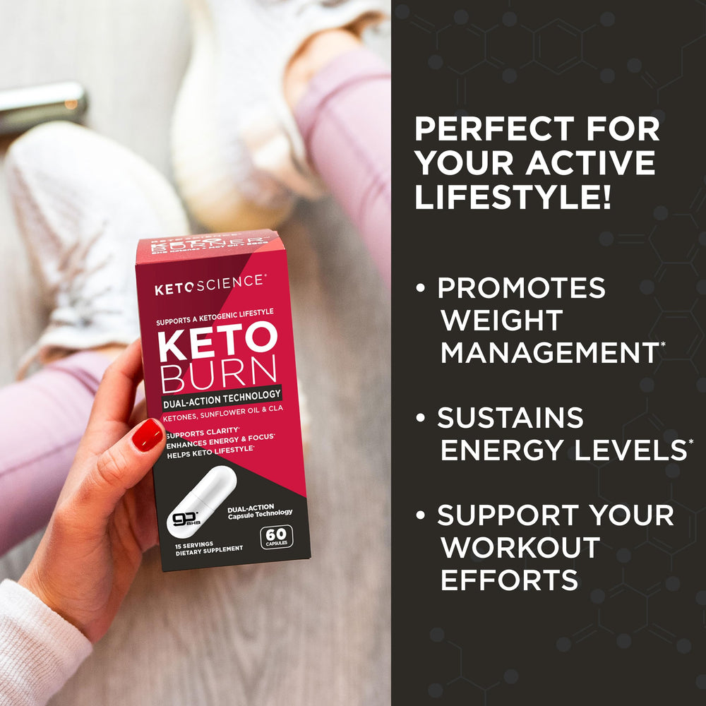 Lifestyle shot hints keto routine integration with Keto Burn.