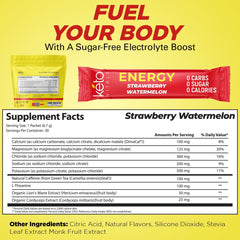 Powder dissolving in water with Keto Vitals branding