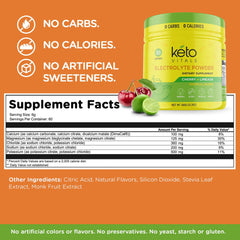 Keto Vitals Electrolyte Powder scoop for easy daily use