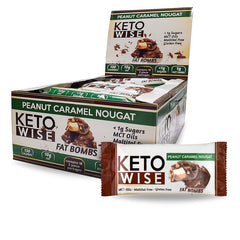 Keto Wise Fat Bombs chocolate with MCT oil, a low-carb snack option